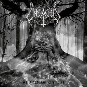 the album cover for Unleashed - As Yggdrasil Trembles
