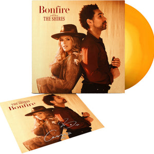 the album cover for Shires - Bonfire (sunset Vinyl)
