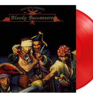the album cover for "golden Earring " - Bloody Buccaneers (red Vinyl/180g/numbered)