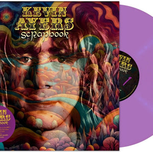 the album cover for Kevin Ayers - Scrapbook (liliac Vinyl)