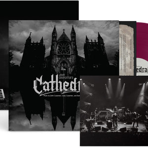 the album cover for John Carpenter - Cathedral [Indie Exclusive Amethyst]
