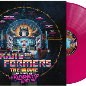 the album cover for Transformers - The Movie, The Soundtrack, The Reformatted Edition [Energon Pink]