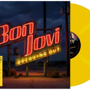 the album cover for Bon Jovi - Breaking Out [Indie Exclusive] [Colored Vinyl] [Limited Edition] [Indie Exclusive]