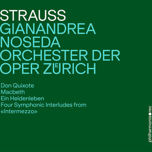 the album cover for Orchester Der Oper Zurich - Richard Strauss: Tone Poems & Interludes