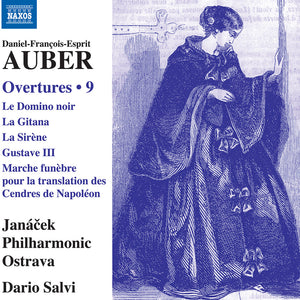 the album cover for Janacek Philharmonic Ostrava - Auber: Overtures Vol. 9