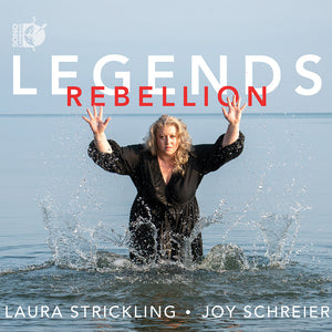 the album cover for Laura Strickling - Legends - Rebellion