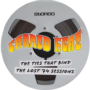 the album cover for Canned Heat - Ties That Bind (gold Metallic Vinyl/circular Cover)
