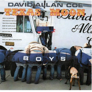 the album cover for David Allan Coe - Texas Moon