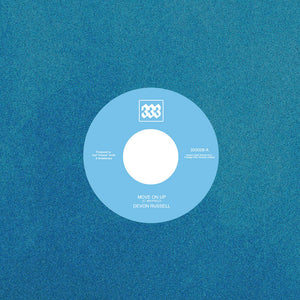 the album cover for Devon Russell - Move on Up/darker Than Blue