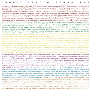 the album cover for Charly Garcia - Piano Bar