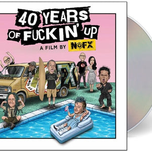 the album cover for NOFX / Fat Mike - 40 Years of Fuckin' Up: Soundtrack + Score 
