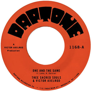 the album cover for Thee Sacred Souls - One & The Same B/W Same Difference