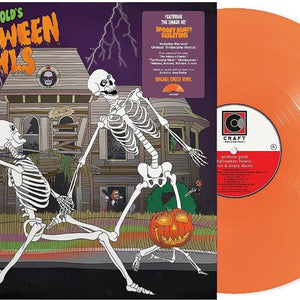 the album cover for Andrew Gold - Halloween Howls: Fun & Scary Music - [Translucent Orange Crush]