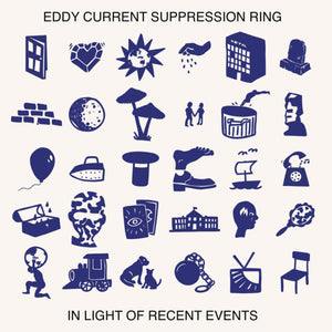 the album cover for Eddy Current Suppression Ring - In Light of Recent Events