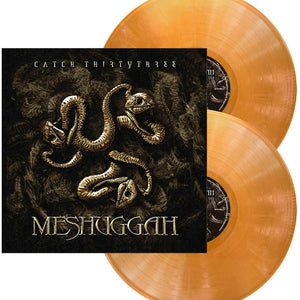 the album cover for Meshuggah - Catch ThirtyThree - 20th Anniversary Edition (2026 Remastered) [Gold, White Marble]