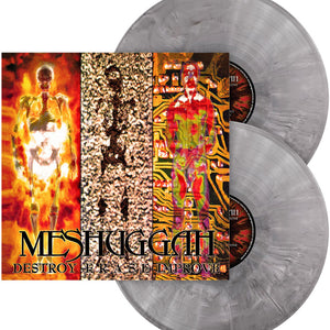 the album cover for Meshuggah - Destroy Erase Improve - 30th Anniversary Edition (2026 Remastered) [Gray, Black White Marble]