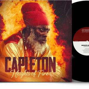 the album cover for Capleton - Heights of Fire (black Vinyl Edition)