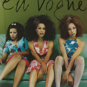 the album cover for En Vogue - Ev3 - Remastered - Light Blue (Blue) [Colored Vinyl] (Gate)