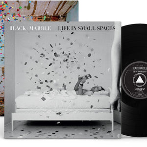the album cover for Black Marble - Life in Small Spaces [Black]