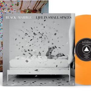 the album cover for Black Marble - Life in Small Spaces [Transparent Orange]
