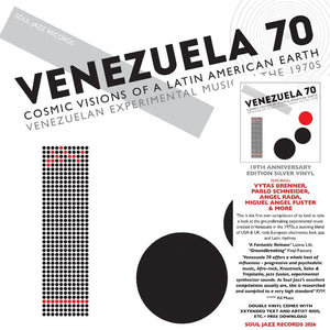 the album cover for Soul Jazz Records Presents - Venezuela 70: Cosmic Visions of Latin American Earth - Experimental in the 1970s (silver Vinyl/2lp)
