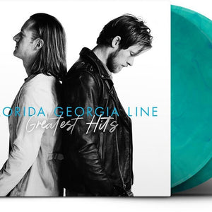 the album cover for Florida Georgia Line - Greatest Hits [Teal Haze]