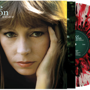 the album cover for Juice Newton - Angel Of The Morning - The Very Best Of [Black Clear Red Splatter]