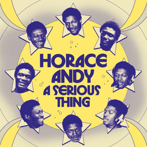 the album cover for Horace Andy - Serious Thing (Phot)