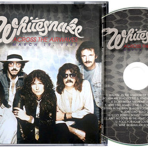 the album cover for Whitesnake - Across The Airwaves