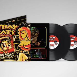 the album cover for Stray Cats - Rumble In Brixton (Live)