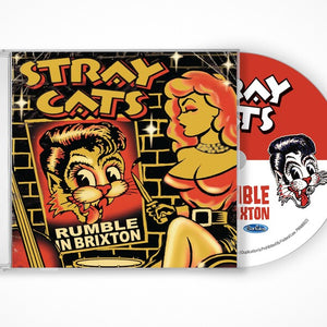 the album cover for Stray Cats - Rumble In Brixton (Live)