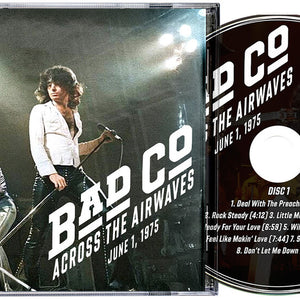 the album cover for Bad Company - Across The Airwaves