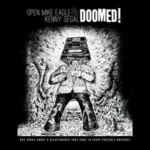 the album cover for Open Mike Eagle / Segal, Kenny - Doomed!