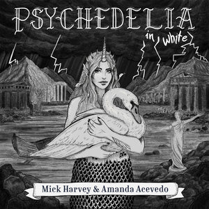 the album cover for Mick & Amanda Acevedo Harvey - Psychedelia in White