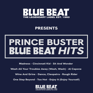 the album cover for Prince Buster - Blue Beat Hits