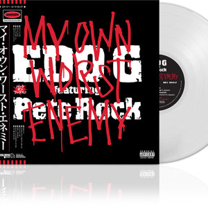 the album cover for Edo G. ( Pete Rock  ) - My Own Worst Enemy [Colored Vinyl] (Wht) (Coll) [Remastered]
