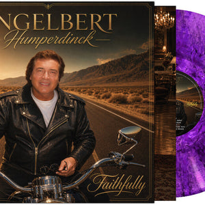 the album cover for Engelbert Humperdinck - Faithfully [Black/Purple Marble]