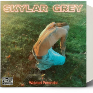 the album cover for Skylar Grey - Wasted Potential [Bone White]