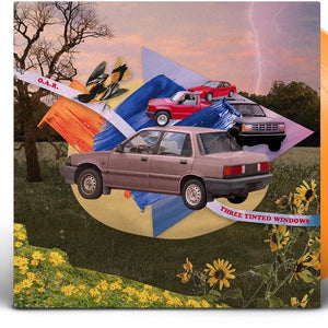 the album cover for O.A.R. - Three Tinted Windows [Indie Exclusive 180g Orange Crush]