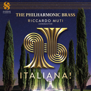 the album cover for Philharmonic Brass - Italiana!