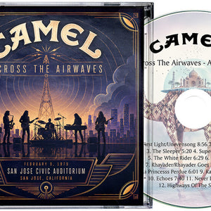the album cover for Camel - Across The Airwaves
