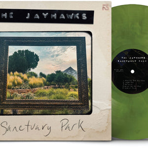 the album cover for The Jayhawks - Sanctuary Park [Indie Exclusive Sanctuary Green]