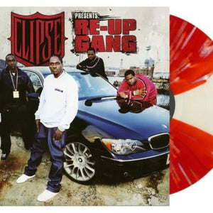 the album cover for Re-Up Gang - Clipse Presents: Re-Up Gang [Clear Vinyl] (Gate) (Red)
