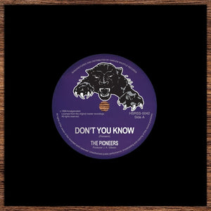 the album cover for Pioneers - Don't You Know / Me Naw Go A Believe [Reissue]