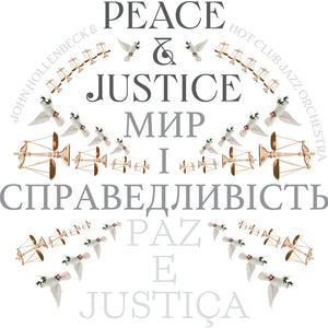 the album cover for John Hollenbeck - Peace And Justice