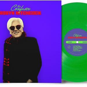 the album cover for Robyn Hitchcock - Confuser (lime Green Vinyl)
