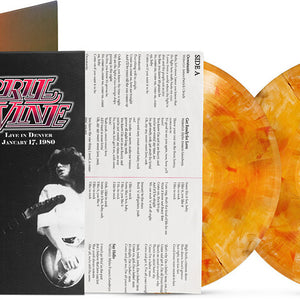 the album cover for April Wine - Live In Denver - January 17, 1980 [Colored Vinyl] [Limited Edition]