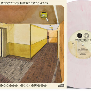 the album cover for Karate Boogaloo - Access All Areas - Pink [Colored Vinyl] (Pnk)