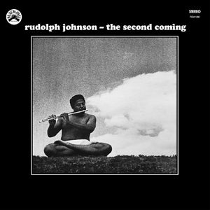 the album cover for Rudolph Johnson - Second Coming - Remastered - Blue/Black Swirl