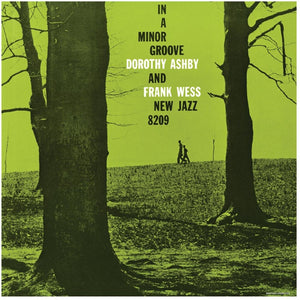 the album cover for Dorothy Ashby  / Wess,Frank - In A Minor Groove - Clear With Red/Green/Purple